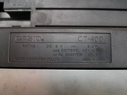Casio CT 400 classic keyboard electeic