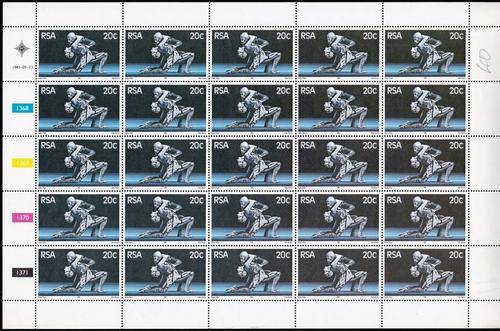 RSA - 12 COMPLETE SHEETS UNMOUNTED MINT - JUST VIEW BELOW - GOOD CAT VALUE HERE