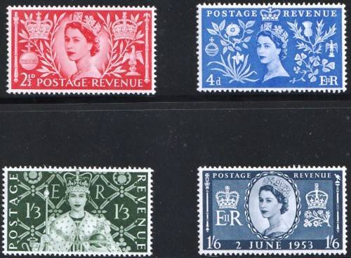 GB - QE2 - (R.I.P.) - 1953 CORONATION - COMPLETE UNMOUNTED MINT SET - CV  R 202.00 - VIEW BELOW