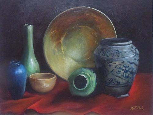 SPECIAL...Bidding starts at R1.!!! Oil Painting - Still Life by Joy Clark