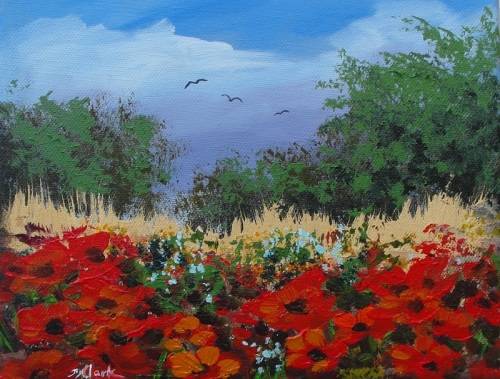 Crazy Wednesday Special... "Daisies" Acrylic Painting 20cm x 25cm