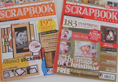 Scrapbooking Magazines 2 x