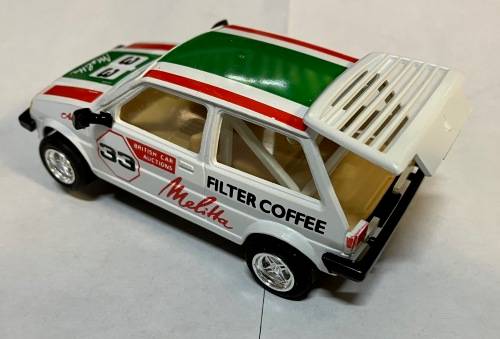 Scalextric MG Metro - RARE RARE Melitta Coffee livery with opening hatch