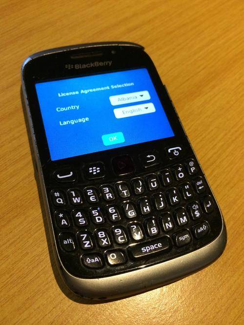 Blackberry 9320 Black - Free delivery!