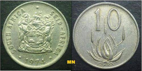 1974 ten cent