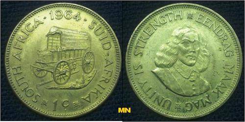1964 Big 1 cent. good condition