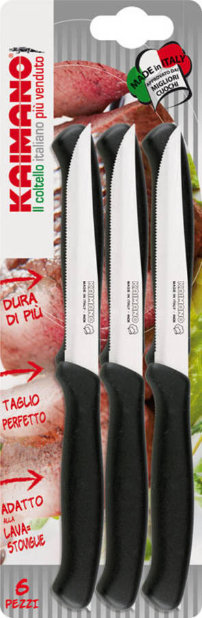 KAIMANO ITALICUS - 6 STEAK KNIVES