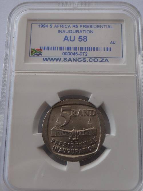 **** INAUGURATION R5 AU 58 (ALMOST UNCIRCULATED)