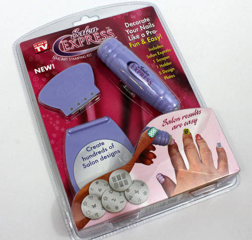 ***** AS SEEN ON TV.  NAIL ART STAMPING KIT SALON EXPRESS *****