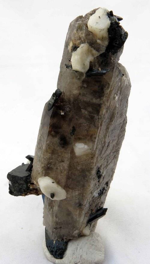 Aegerine & Microline on Quartz, Zomba Mnt, Malawi