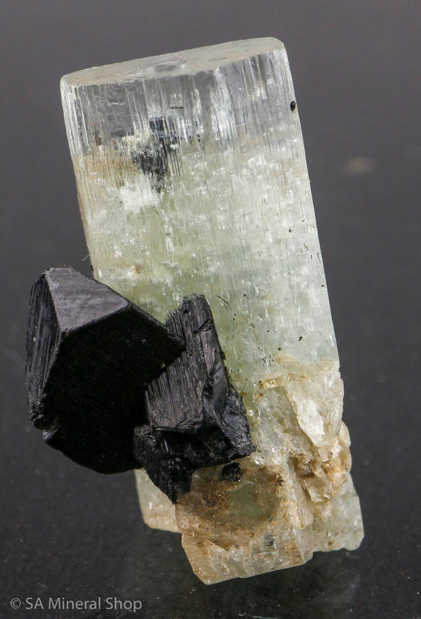 Aquamarine and Black TourmalineErongo, Namibia