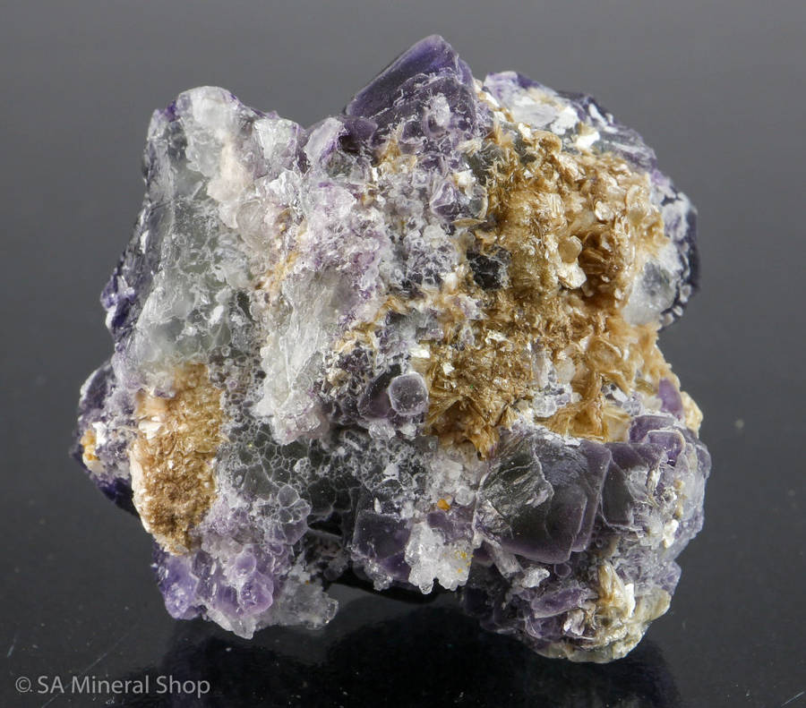 Deep Purple Fluorite Cluster, Erongo, Namibia