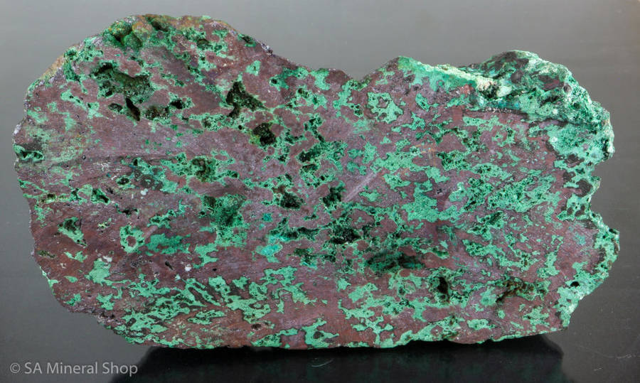 Hemimorphite Cluster on Malachite. Base Polished, Kimbedi, Mindouli, Brazzaville, Congo