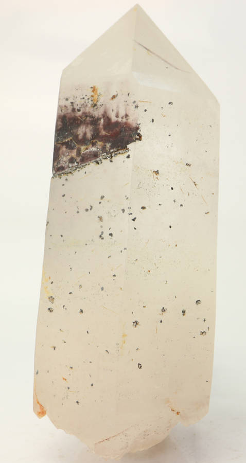 Hematite in Quartz Point, Artonvilla Mine, Musina, South Africa