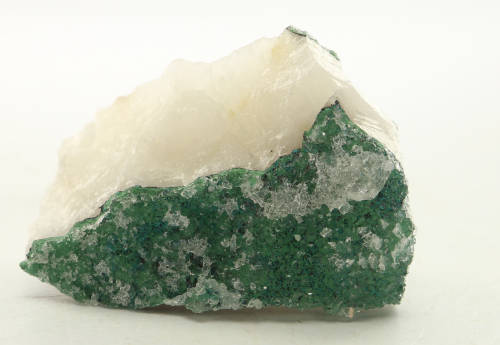 Quartz Over Malachite on Matrix, Skorpion Mine, Karas Region, Namibia