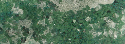 Quartz Over Malachite on Matrix, Skorpion Mine, Karas Region, Namibia