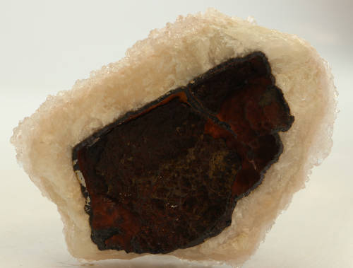 Quartz on Calcite Cluster, N`Chwaning II, Northern Cape, South Africa
