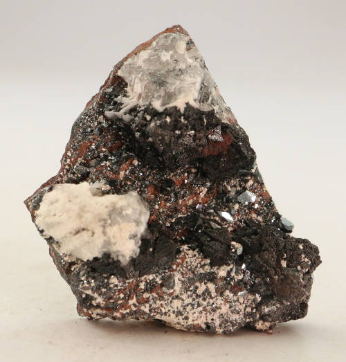 Hematite, Hausmannite on Matrix, N`Chwaning II, Northern Cape, South Africa