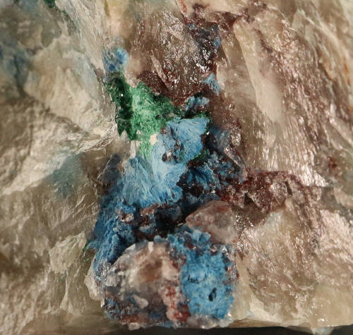 Shattuckite incl Quartz, Kaokoveld Region, Namibia