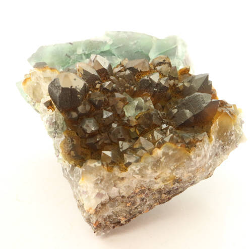 Quartz and Fluorite Cluster, Erongo Mnt Region, Namibia