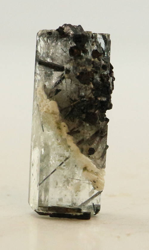 Schorl on Aquamarine, Erongo Mnt Region, Namibia
