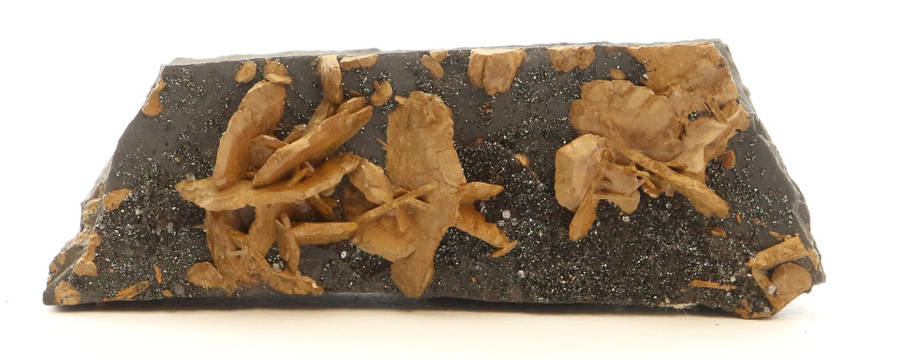 Sturmanite, Manganite on Matrix, N`Chwaning II, Northern Cape, South Africa