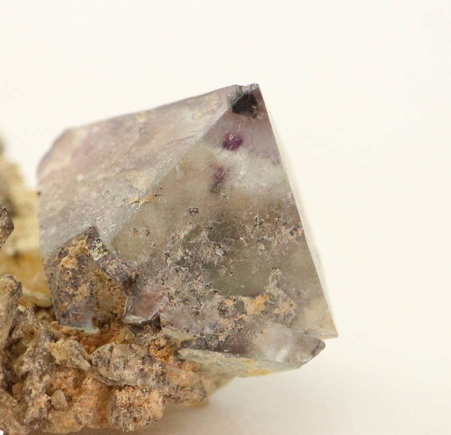 Fluorite on Quartz, Riemvasmaak, Northern Cape, South Africa