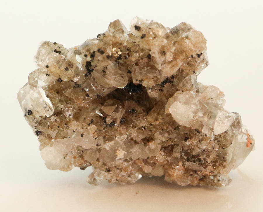 Hematite on Calcite Cluster, N`Chwaning II, Northern Cape, South Africa