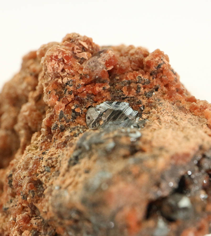 Andradite on Hematite on Matrix, N`Chwaning II, Northern Cape, South Africa