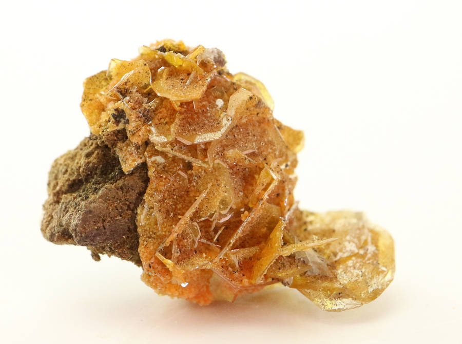 Wulfenite on Matrix, Mexico