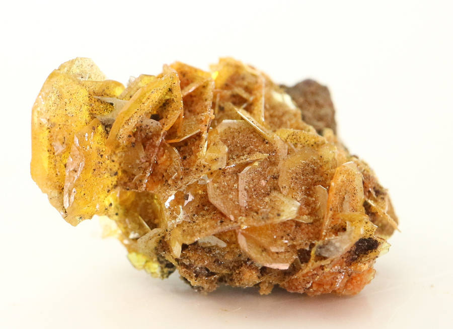 Wulfenite on Matrix, Mexico