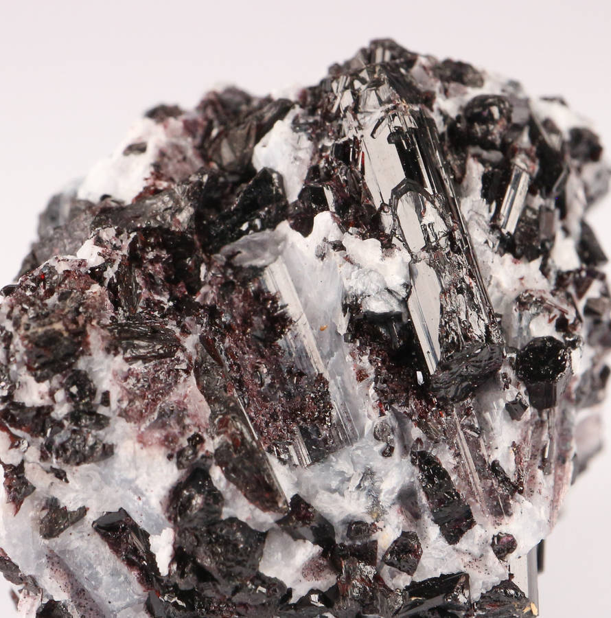 Manganvesuvianite in Calcite, N`Chwaning II, Nothern Cape, South Africa