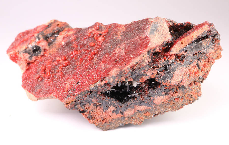 Andradite and Gaudefroyite on Matrix, Wessels Mine, Northern Cape, South Africa