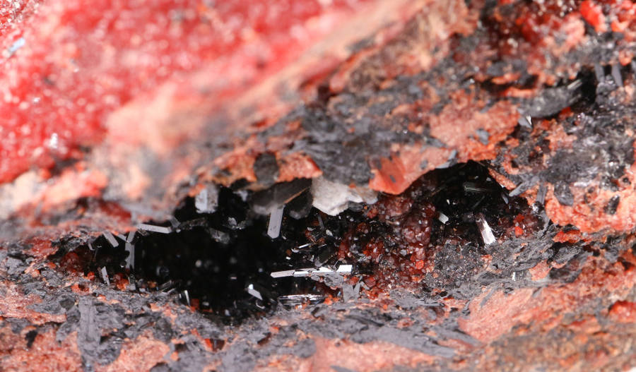 Andradite and Gaudefroyite on Matrix, Wessels Mine, Northern Cape, South Africa
