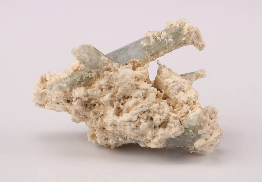 Aquamarine on Feldspar, Erongo Mnt, Namibia