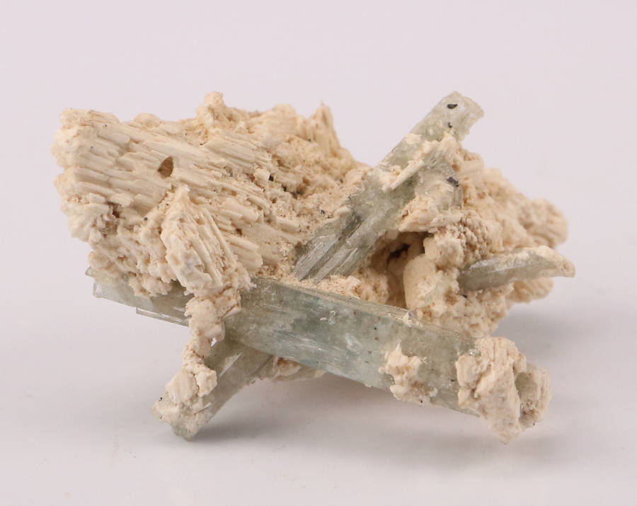 Aquamarine on Feldspar, Erongo Mnt, Namibia