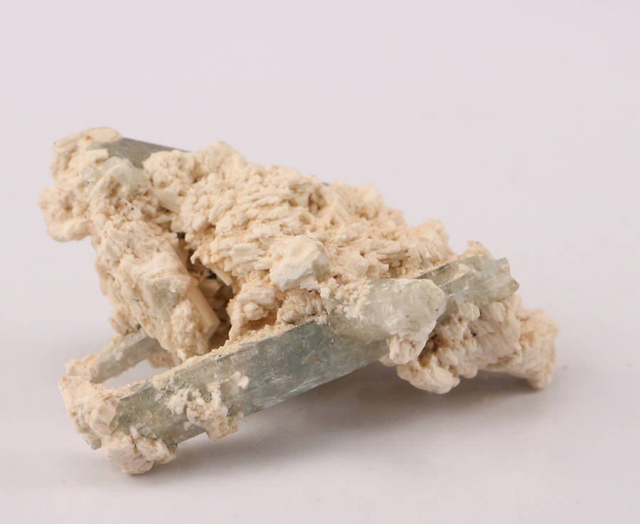 Aquamarine on Feldspar, Erongo Mnt, Namibia