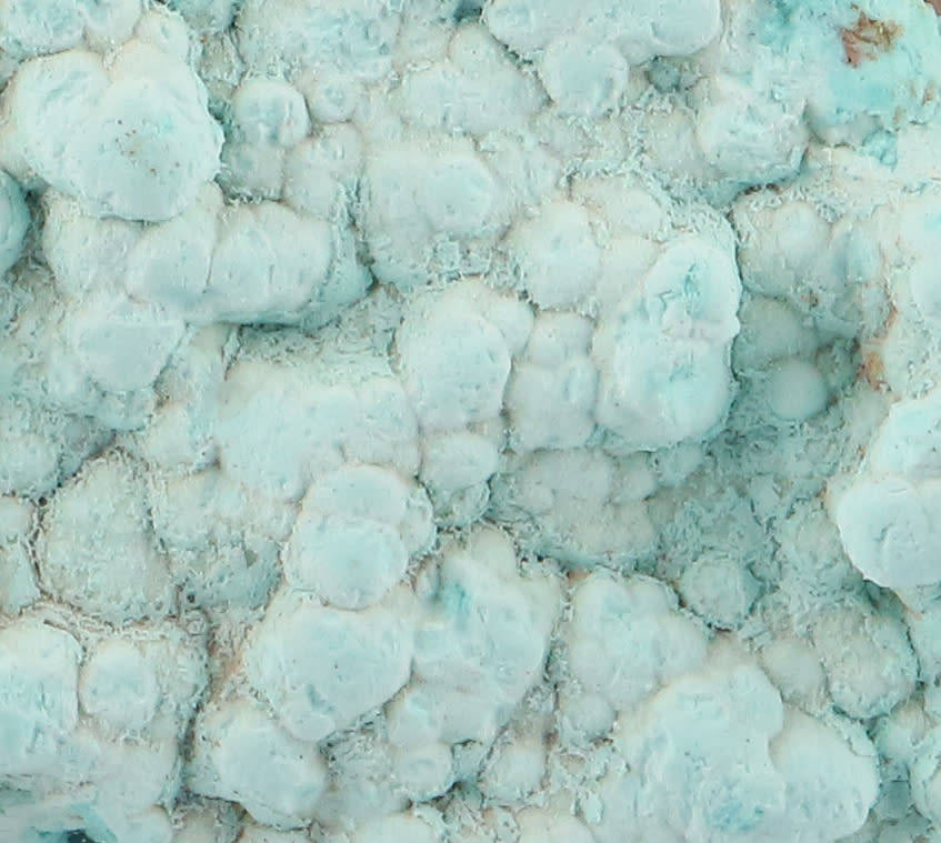 Shattuckite on Quartz, Kaokoveld Region, Namibia