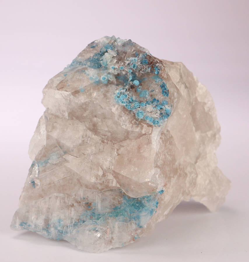 Shattuckite incl Quartz, Kaokoveld Region, Namibia