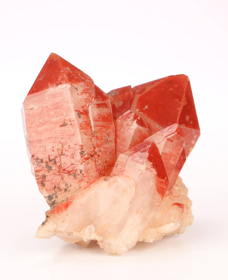 Red Hematite incl Quartz Cluster, Orange River Area, Northern Cape, South Africa