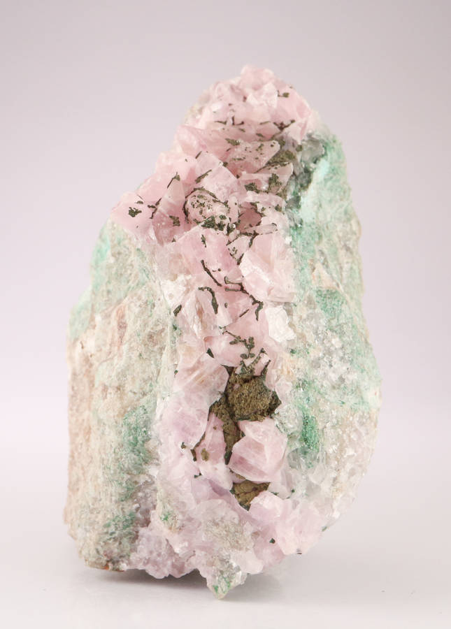 Cobaltoan Calcite on Matrix, Mashamba West Mine, DRC