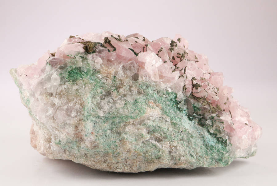 Cobaltoan Calcite on Matrix, Mashamba West Mine, DRC