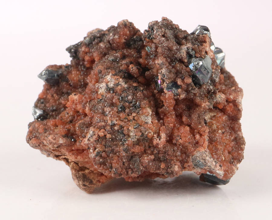 Andradite over Hematite on Matrix, N`Chwaning II, Northern Cape, South Africa