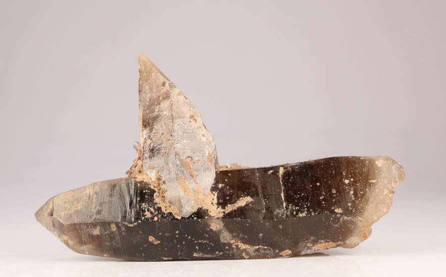 Smoky Quartz Cluster Floater, Zomba Mnt, Malawi