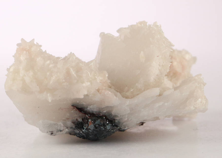 Calcite on Quartz Cluster, Rosh Pinah Mine, Namibia