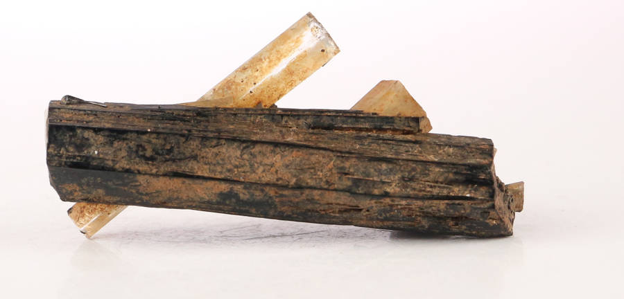 Aquamarine on Schorl, Erongo Mnt Region, Namibia