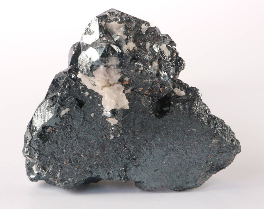 Calcite on Hematite Cluster, N`Chwaning II, Northern Cape, South Africa