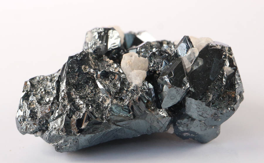 Calcite on Hematite Cluster, N`Chwaning II, Northern Cape, South Africa