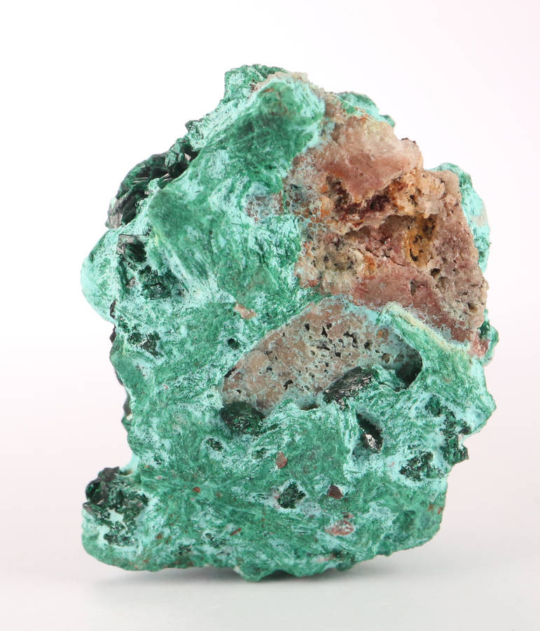 Malachite on Chrysocolla, Mashamba West Mine, DRC