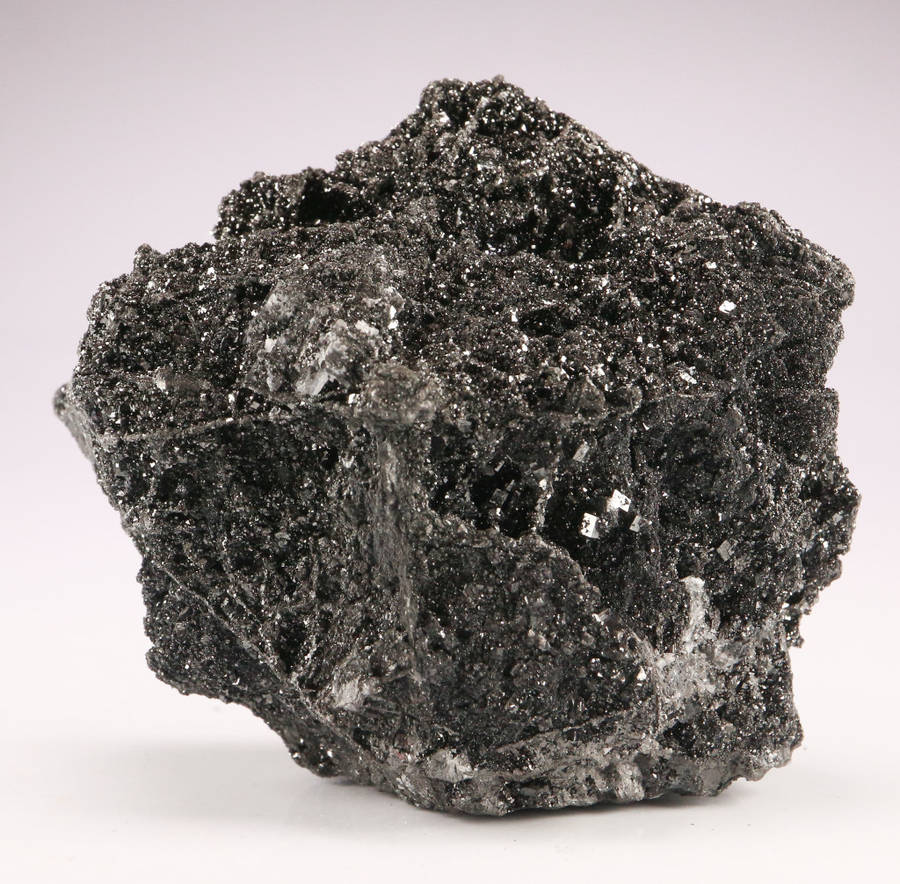 Bixbyite on Matrix with Calcite, N'Chwaning II, Northern Cape, South Africa
